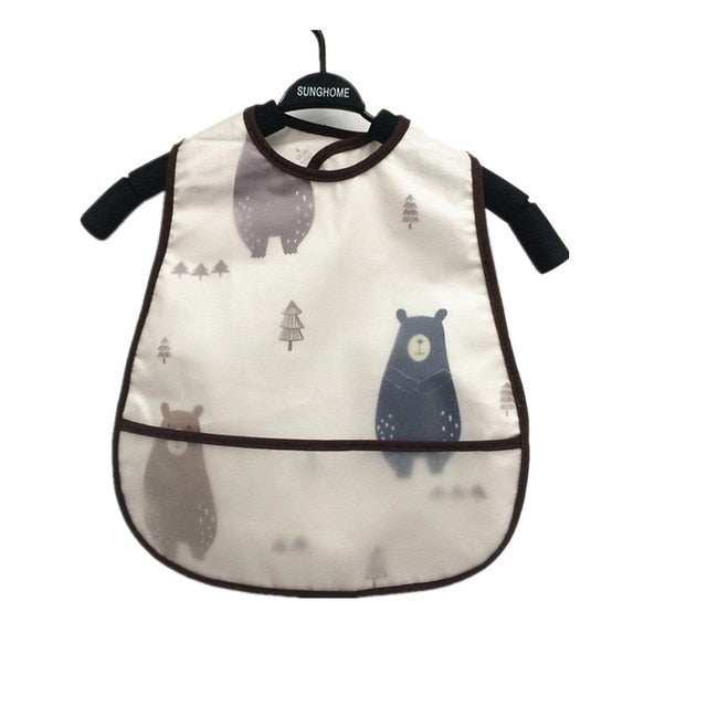 Adjustable Waterproof Baby Bibs with Patterns