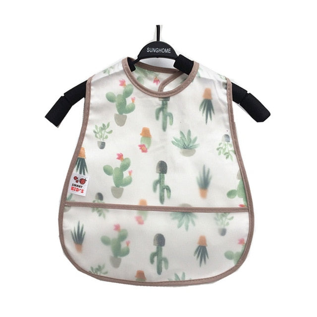 Adjustable Waterproof Baby Bibs with Patterns